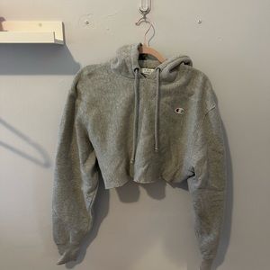 Champion cropped hoodie